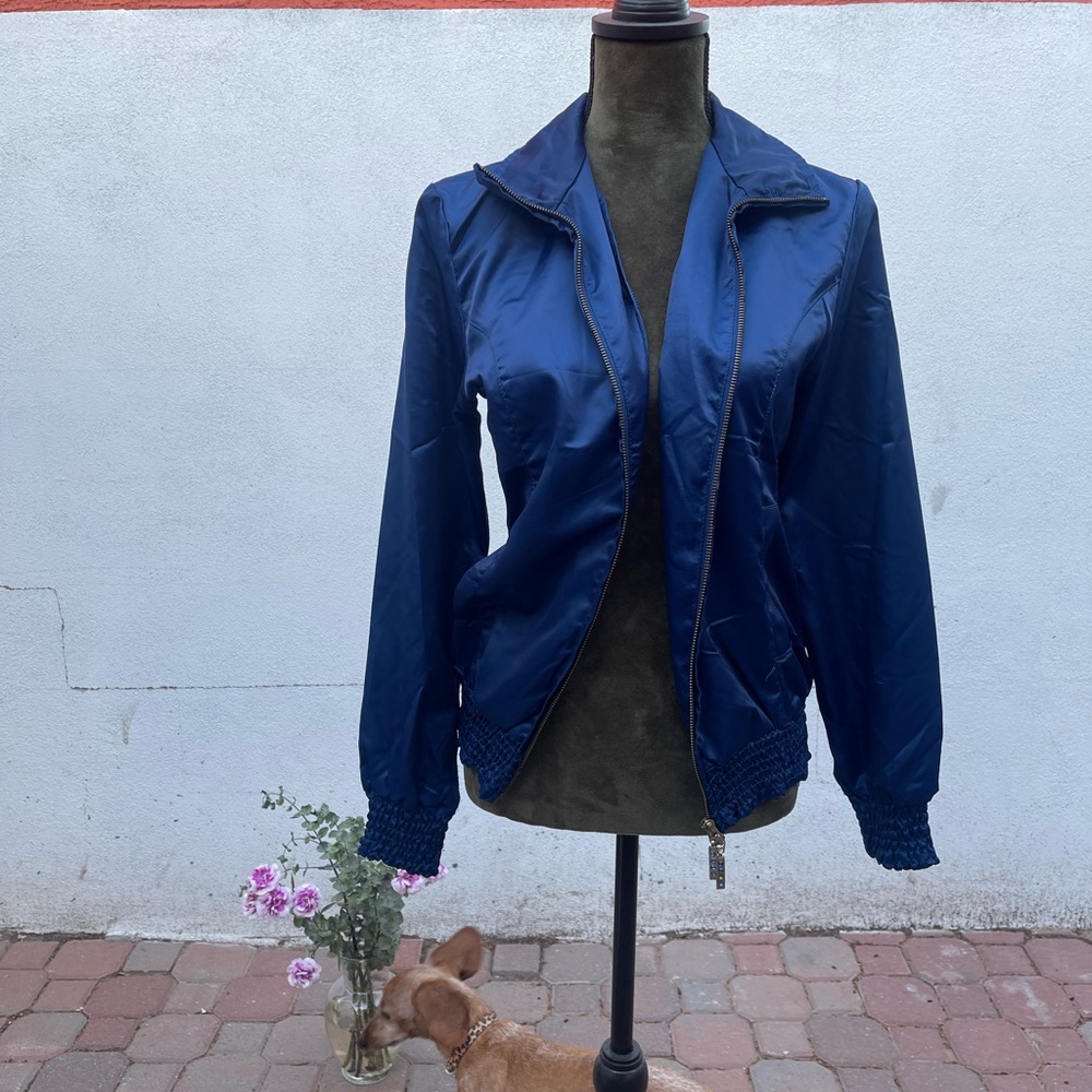 Wet Seal Navy Bomber Jacket
